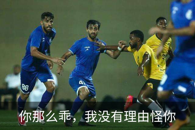 你那么乖，我没有理由怪你
